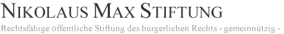 Logo Nikolaus Max Stiftung